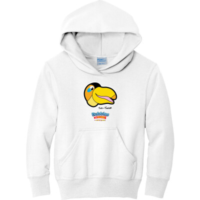 Bubbles & Friends- Friends from Happyville 'Two Plus' Children's Fleece Pullover Hooded Sweatshirt