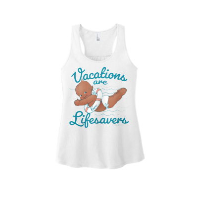 Kewpie® - Vacations Are Lifesavers / District ® Women’s V.I.T. ™Gathered Back Tank
