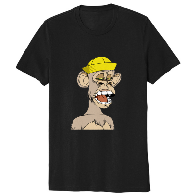Bitcoin Ape #2877 Organic Cotton Tee GnarFather