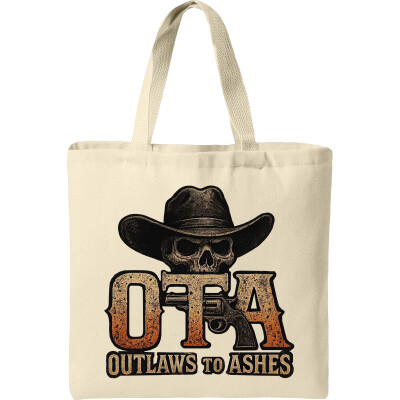 Outlaws to Ashes Tote Bag