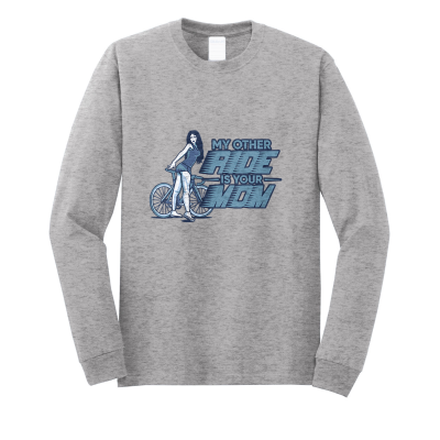 My Other Ride is your Mom - Unisex Jersey Long Sleeve Tee - 3501r