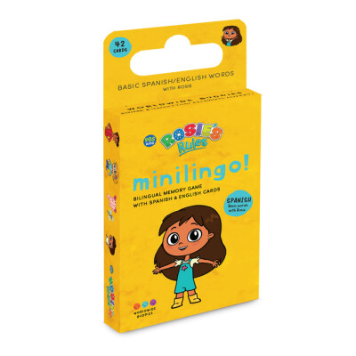 Minilingo Spanish/English Flashcards - Basic Words with Rosie