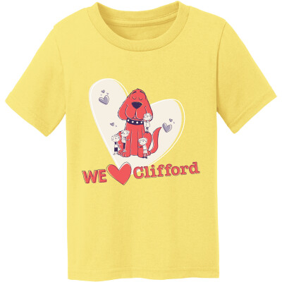 We Heart Clifford Toddler Tee