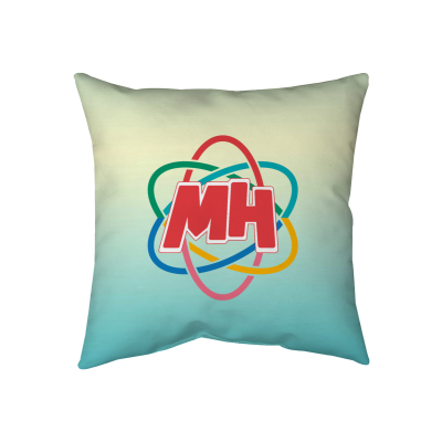 METEOHEROES "Multi" Throw Pillow - Two-Sided Spun Polyester (Insert included) - Assorted Sizes (14x14, 16x16, 18x18, 20x20, 26x26)