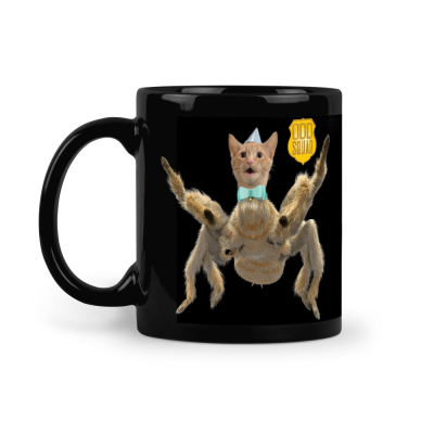 Odd Squad Spider Cat  Creature Mug