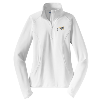 Women's Stretch 1/2-Zip Pullover - LINK nky logo