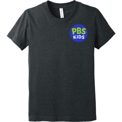 PBS KIDS Logo Youth Heather Short Sleeve Tee
