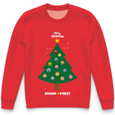 Sesame Street Christmas Tree - Adult Unisex Sweatshirt
