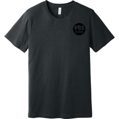 PBS KIDS Forever Curious Unisex Heather CVC Short Sleeve Tee