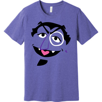The Count Face Shirts – Toddler to Adult
