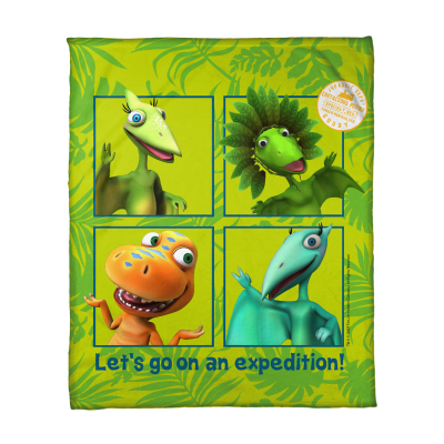 Dinosaur Train - Fleece Blankets - Coral (50" x 60")