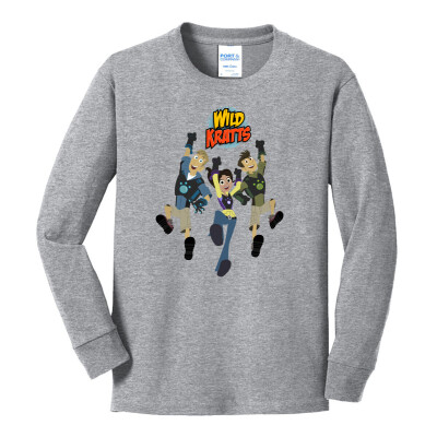 Wild Kratts Crew Jumping Kids' Long Sleeve T-Shirt
