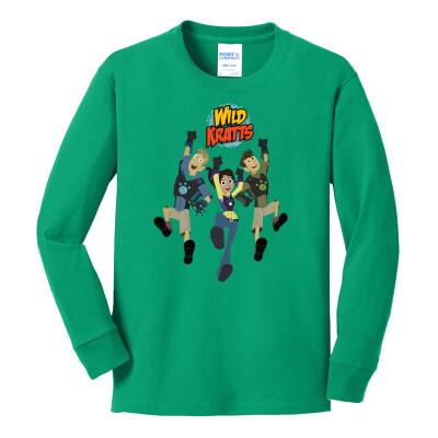 Wild Kratts Crew Jumping Kids' Long Sleeve T-Shirt