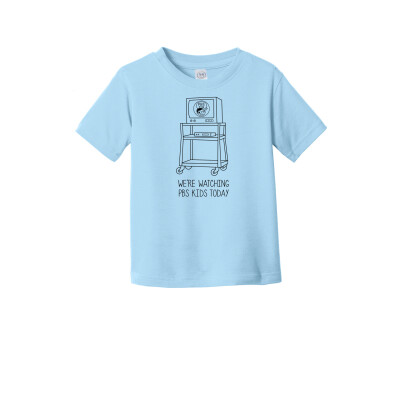 "Watching PBS KIDS" Toddler Fine Jersey Tee