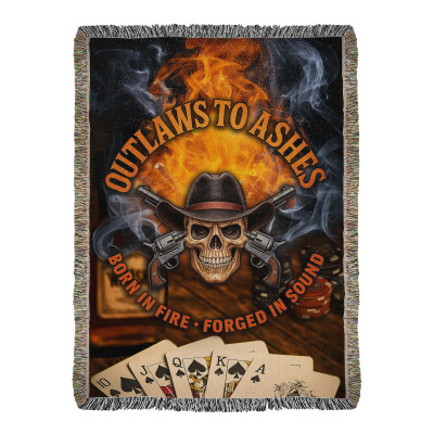Outlaws to Ashes Woven Blanket - Small (52" x 37")