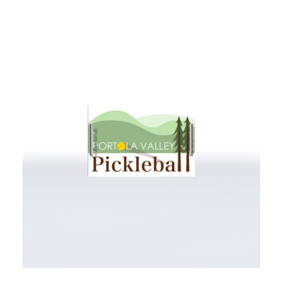 PV Pickleball Flat Serving Tray with metal handle (12" x 18")