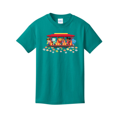 Neighborhood Trolley & Friends Youth T-Shirt