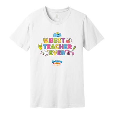 Bubbles & Friends Best teacher Ever Unisex Short Sleeve Tee