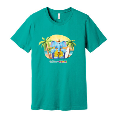 Bubbles & Friends Summer Beach Unisex Tee