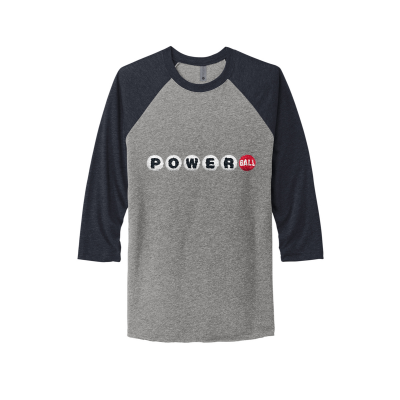  Unisex Tri-Blend 3/4-Sleeve Raglan Tee