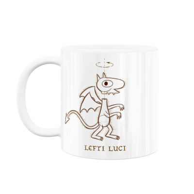 Lefty Luci - 11oz White Ceramic Mug