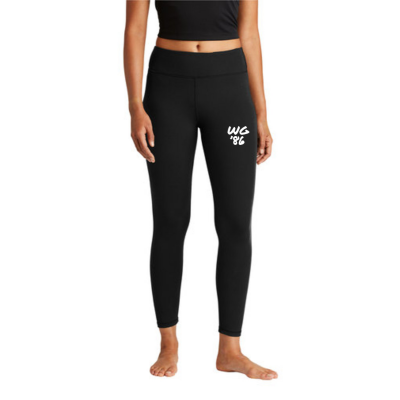WG '86 Sharpie Logo Stacked Women's Embroidered 7/8 Legging