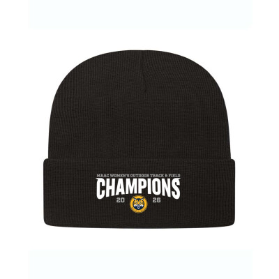 Quinnipiac University - 2026 Women's Outdoor Track & Field Champions Beanie
