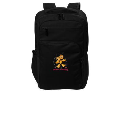 Believe in Buddy Jingle Jangle Embroidered Backpack