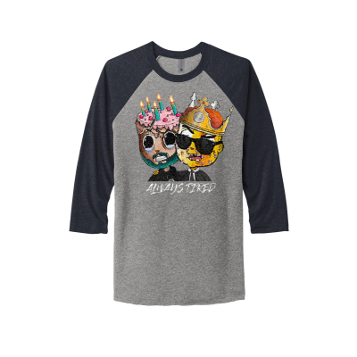 Sleepy Buddies Next Level™ Unisex Tri-Blend 3/4-Sleeve Raglan Tee or Similar
