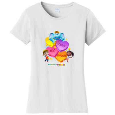 Bubbles & Friends Cute and Sweet Womens T-Shirt