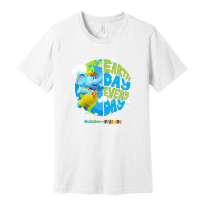 Bubbles & Friends Earth Day Everyday Unisex Jersey Tee