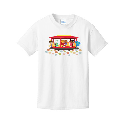 Neighborhood Trolley & Friends Youth T-Shirt