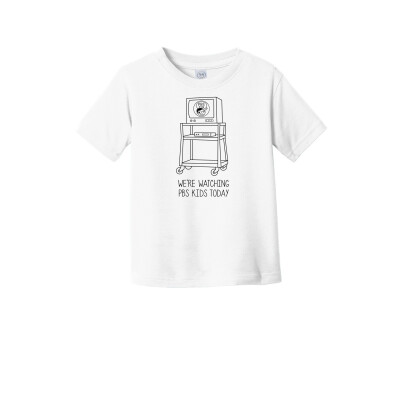 "Watching PBS KIDS" Toddler Fine Jersey Tee
