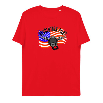 Revolution Pilot Flag Cotton T-Shirt