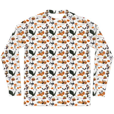 Wild Kratts Halloween Pattern Long Sleeve Tee - TODDLER