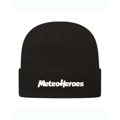 "METEOHEROES "logo" Embroidered   Knit Beanie