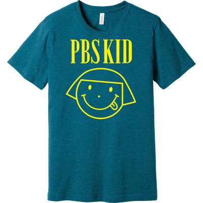 PBS KIDS Smile Unisex Heather CVC Short Sleeve Tee