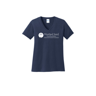 Mustard Seed Communities Ladies V-Neck T-Shirt