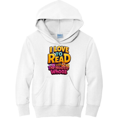 I Love to Read - The Hootie Whooz Pullover Hooded Sweatshirt