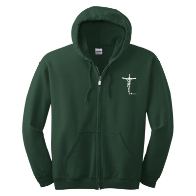 Mustard Seed Communities Cross Embroidered Full-Zip Hooded Sweatshirt