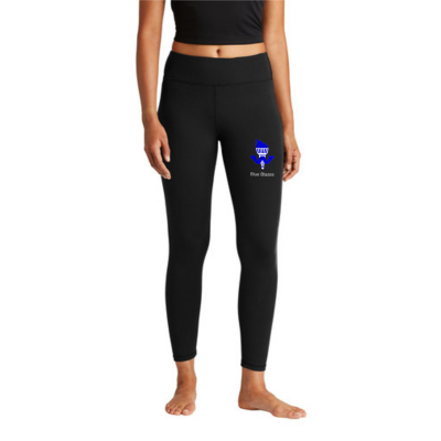 WHS Blue Blazes Women's Embroidered 7/8 Legging