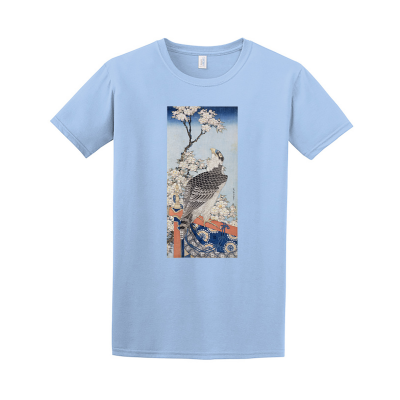 「Hawk and Cherry Blossoms」Gildan Softstyle® T-Shirt 