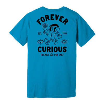 PBS KIDS Forever Curious BELLA CANVAS Unisex Jersey Short Sleeve Tee - BC3001 (DTF)