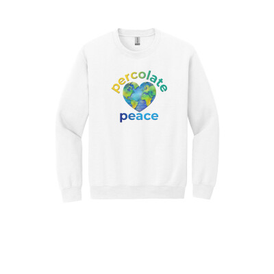 Percolate Peace Heavy Blend Crewneck Sweatshirt
