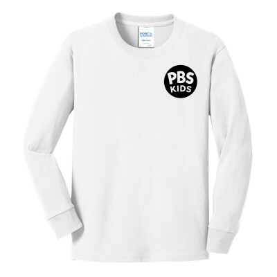PBS KIDS Forever Curious Port and Company Youth Long Sleeve Tee