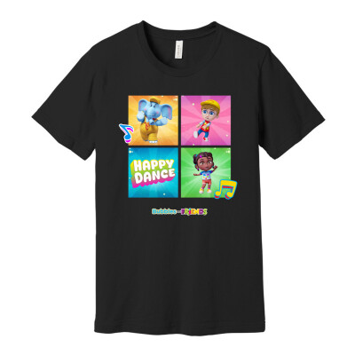 Bubbles and Friends – Happy Dance Collection Happy Team Adult T-Shirt