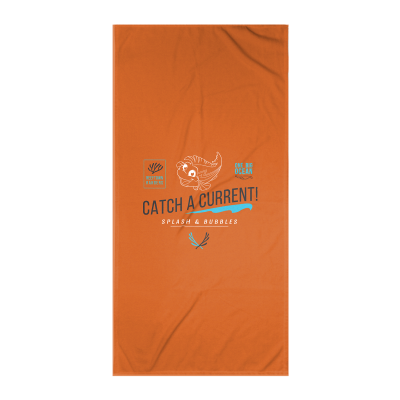 Catch A Current Beach Towel