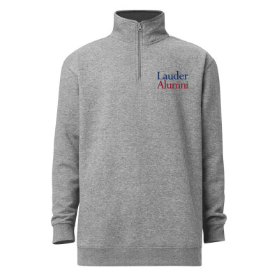 Embroidered Fleece Pullover