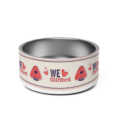 We Heart Clifford Pet Bowl