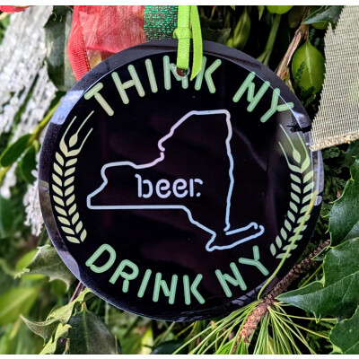 NYS Beer | Glass Ornament